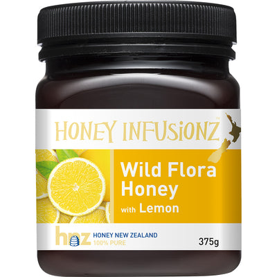 Honey Infusionz Wild Flora Honey with Lemon 375g