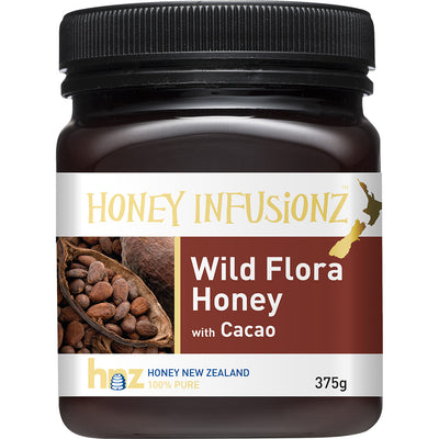 Honey Infusionz Wild Flora Honey with Cacao 375g