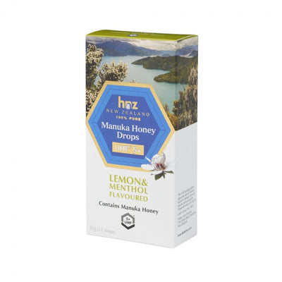 UMF 5+ Manuka Honey Drops with Lemon & Menthol